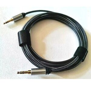 NEW! KabelDirekt 3.5mm Auxiliary Cable 8 Feet PRO Male to Male Aux Cord, Audio +